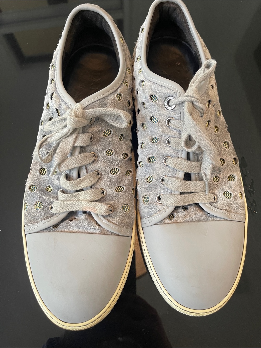 Lanvin Light Gray  Men's Sneakers